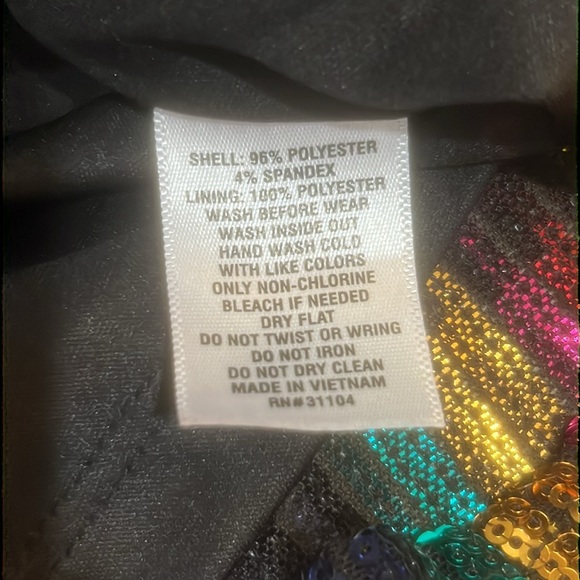 Full Sequin stunning blouse by Crown & Ivy in size smalll. WORN ONCE!!! - Picture 3 of 3